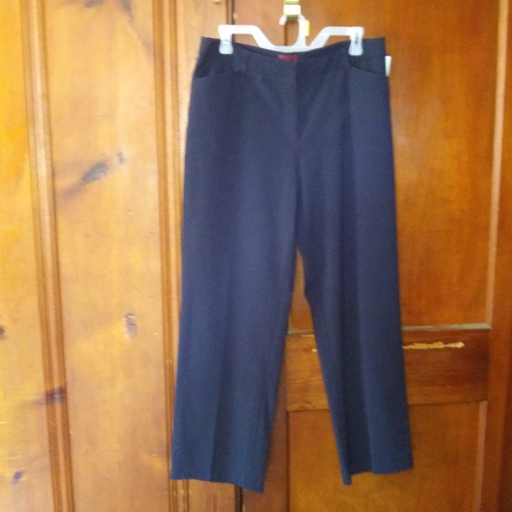 212 Collection Navy Blue Slacks sz. 12S